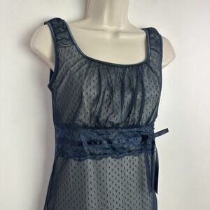 Vintage Y2K Maurices Lace Babydoll Tank Top Small Pink Fairy Coquette 90s